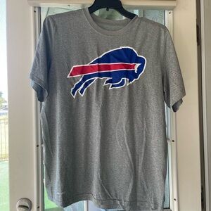Gray Buffalo Bills Logo Men's Shirt